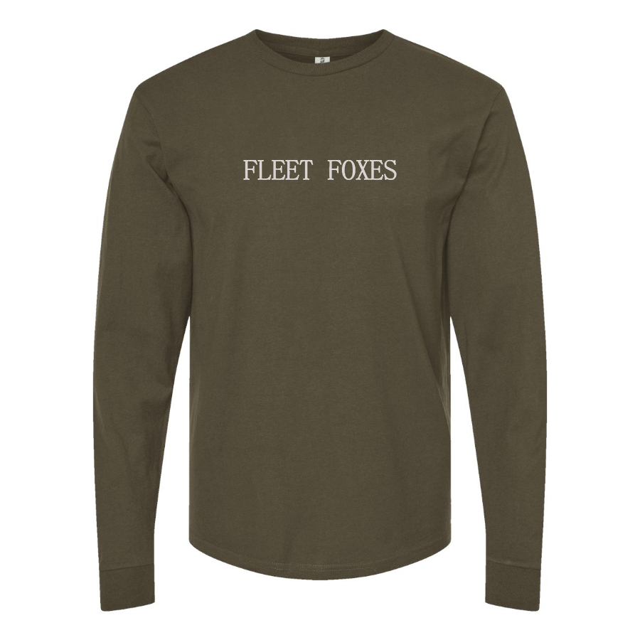 Men's Fleet Foxes Cotton Long Sleeve T-Shirt