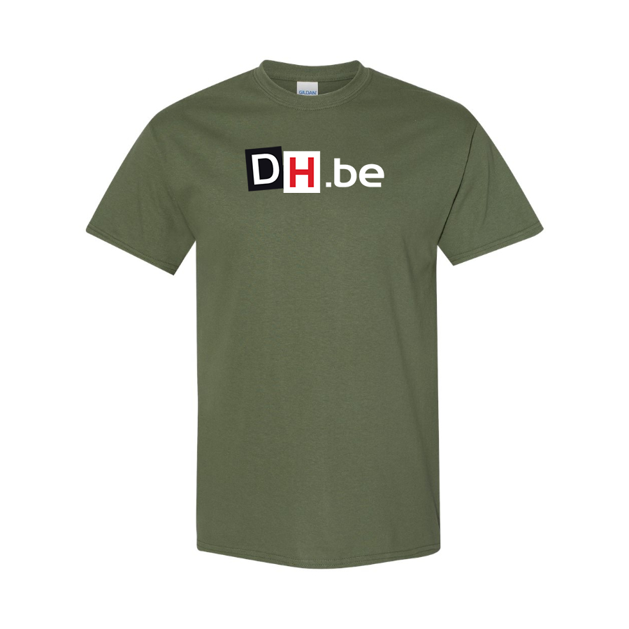 Men's DH Derniere Heure Logo Cotton T-Shirt