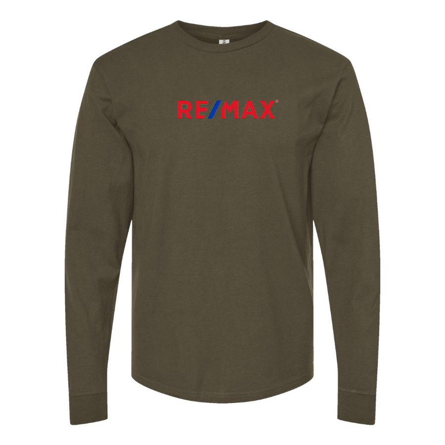 Men's ReMax Logo Cotton Long Sleeve T-Shirt