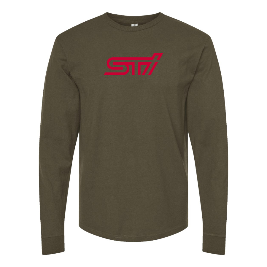 Men's STI Logo Cotton Long Sleeve T-Shirt