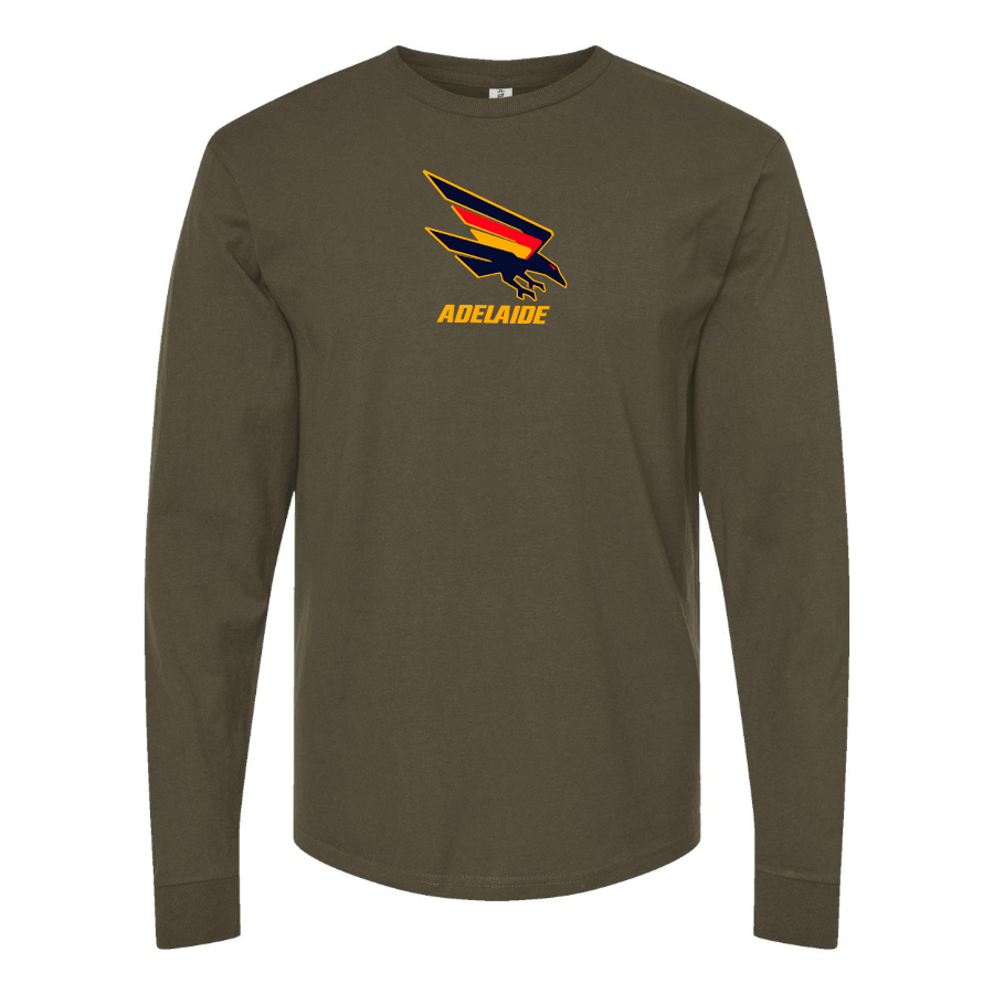 Men's Adelaide Crows Logo Cotton Long Sleeve T-Shirt