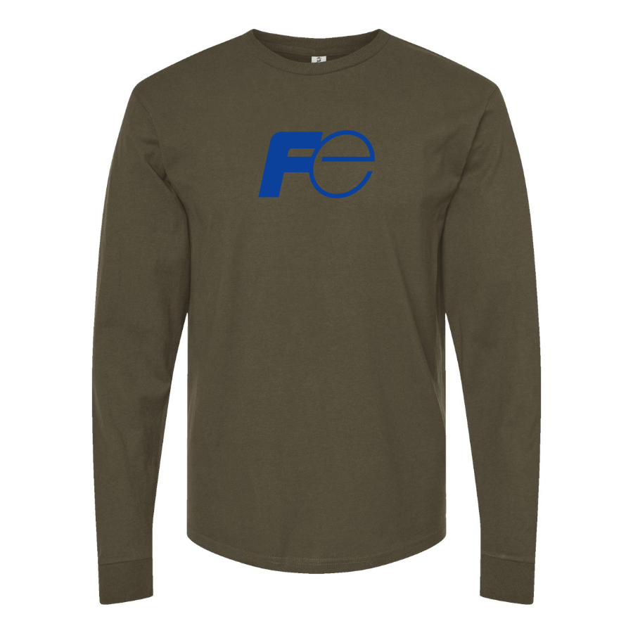 Men's Fuji-Electric Logo Cotton Long Sleeve T-Shirt