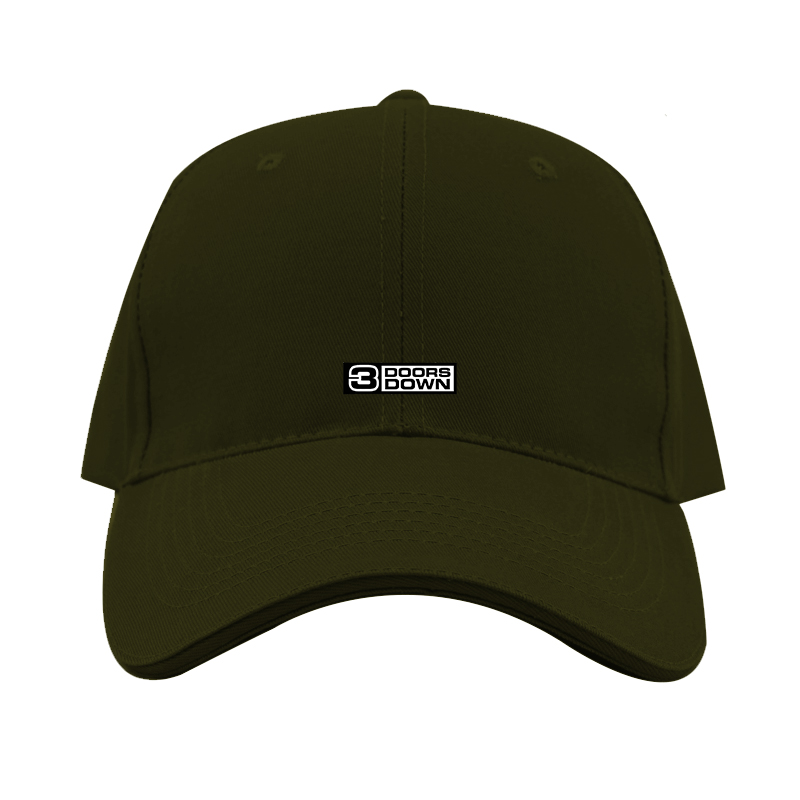 3 Doors Down Logo Dad Baseball Cap Hat
