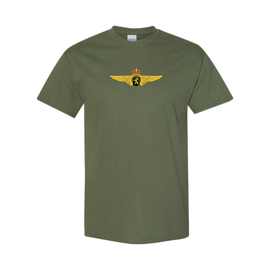 Men's Belgian Air Force Logo Cotton T-Shirt