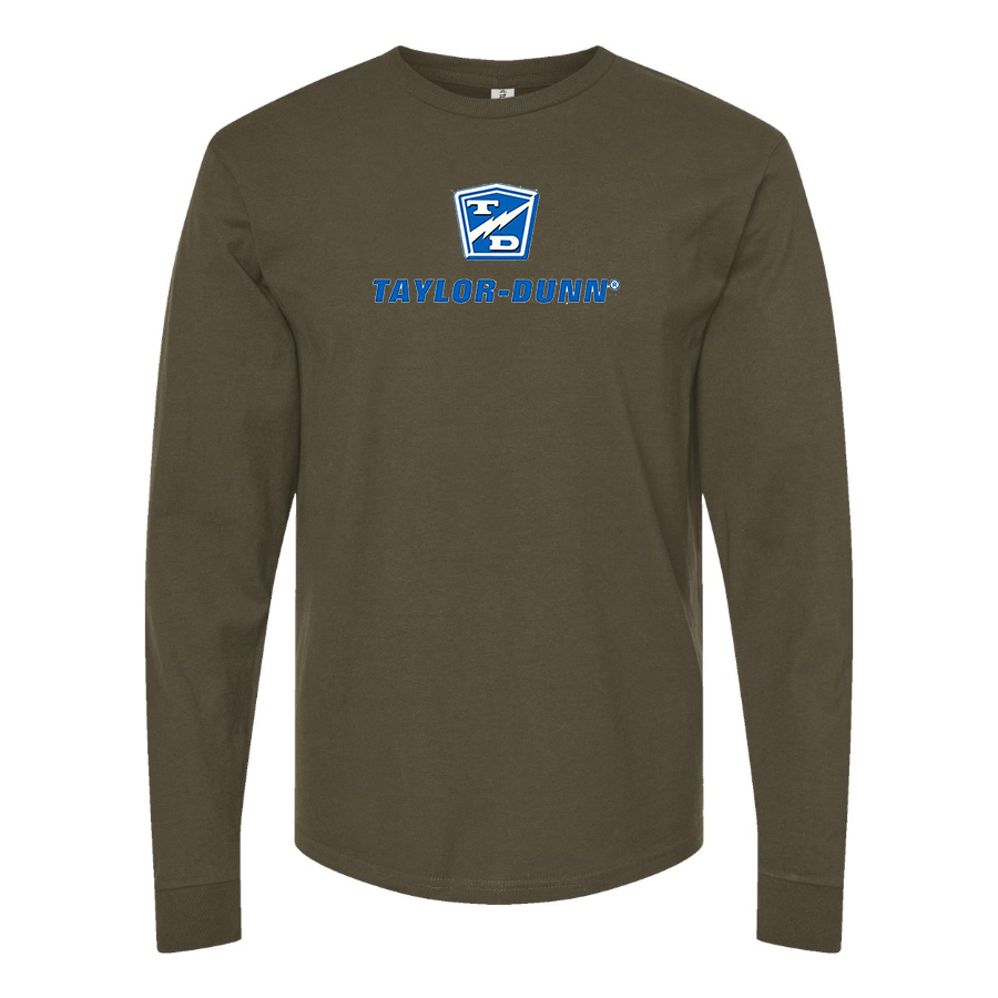 Men's Taylor Dunn Logo Cotton Long Sleeve T-Shirt