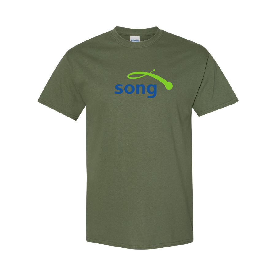 Men's Song Logo Cotton T-Shirt