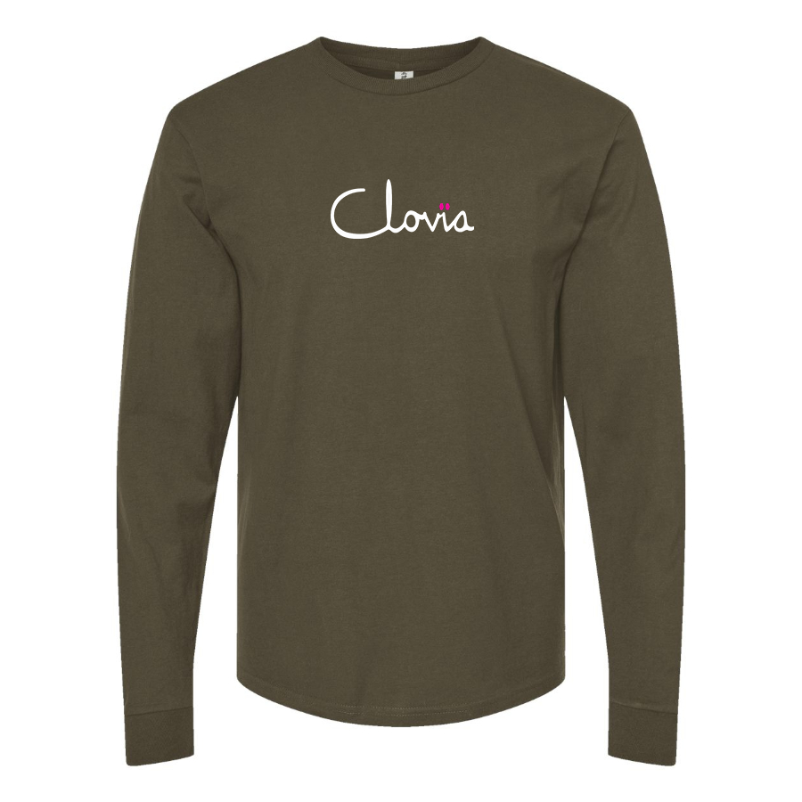 Men's Clovia Logo Cotton Long Sleeve T-Shirt