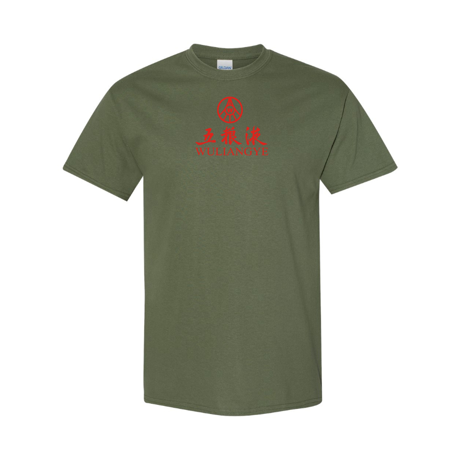 Men's Wuliangye Logo Cotton T-Shirt