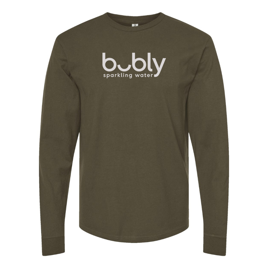 Men's Bubly Logo Cotton Long Sleeve T-Shirt