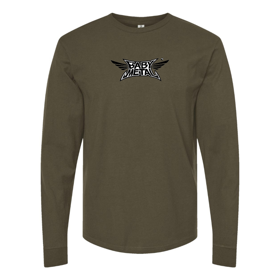 Men's Babymetal Logo Cotton Long Sleeve T-Shirt