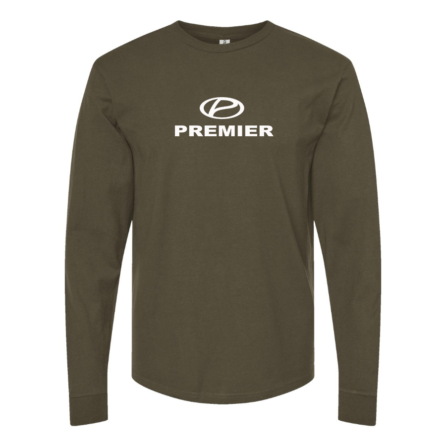 Men's Premier Logo Cotton Long Sleeve T-Shirt