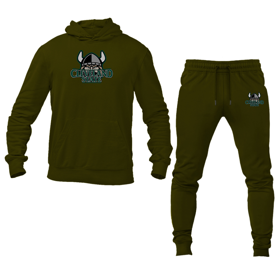 Men's Cleveland State Vikings Hoodie Joggers Set