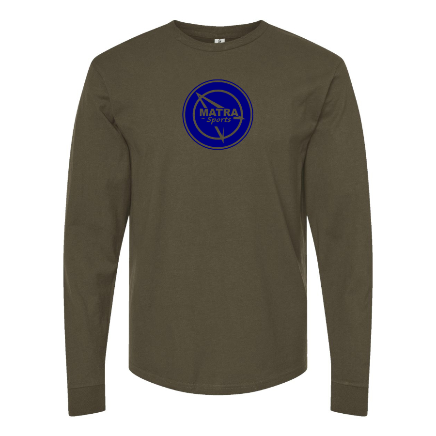 Men's Matra Sports Logo Cotton Long Sleeve T-Shirt