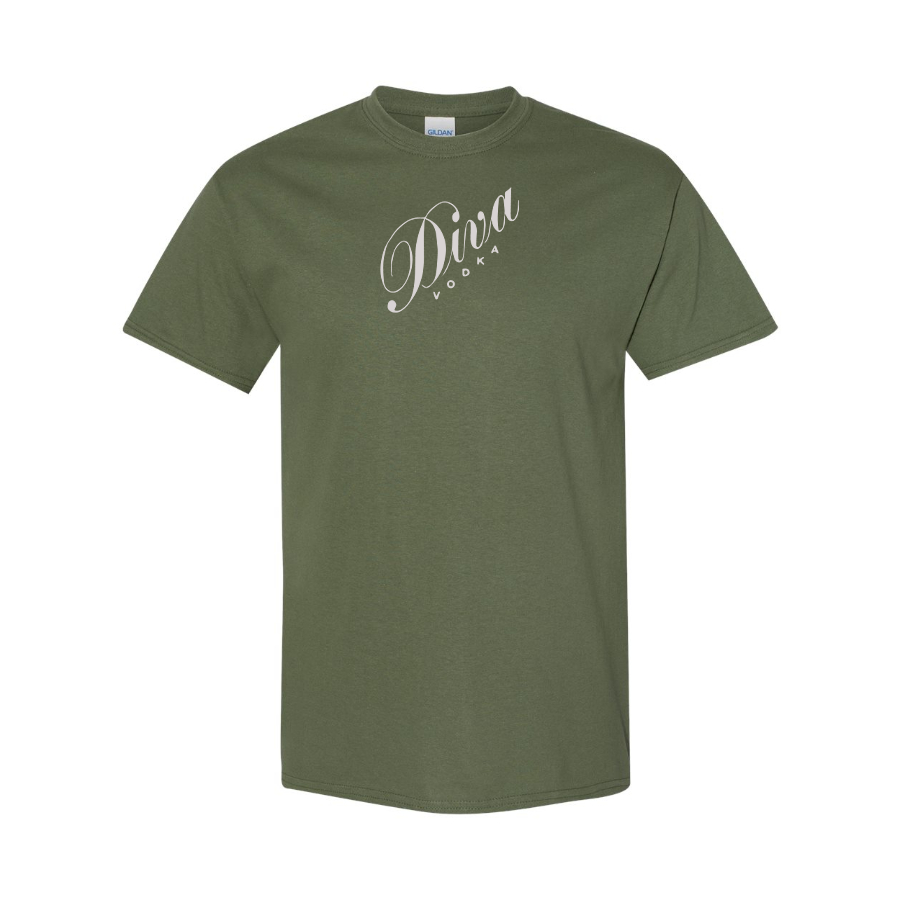 Men's Diva Logo Cotton T-Shirt