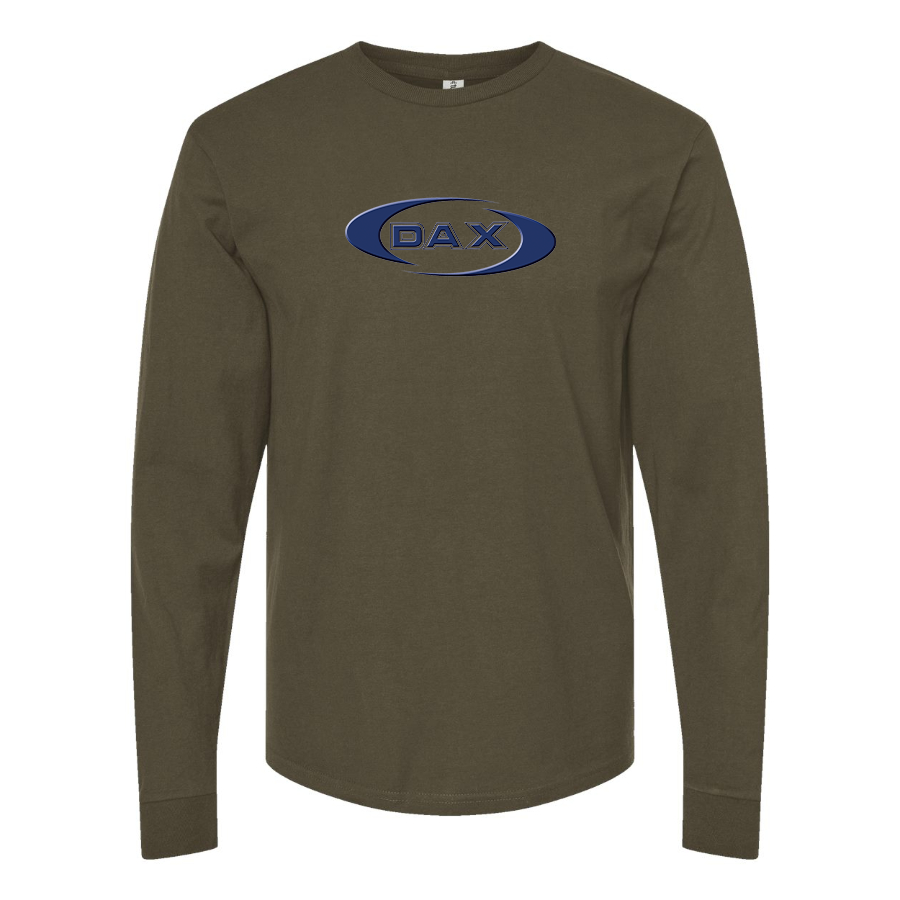 Men's Dax Cars Logo Cotton Long Sleeve T-Shirt