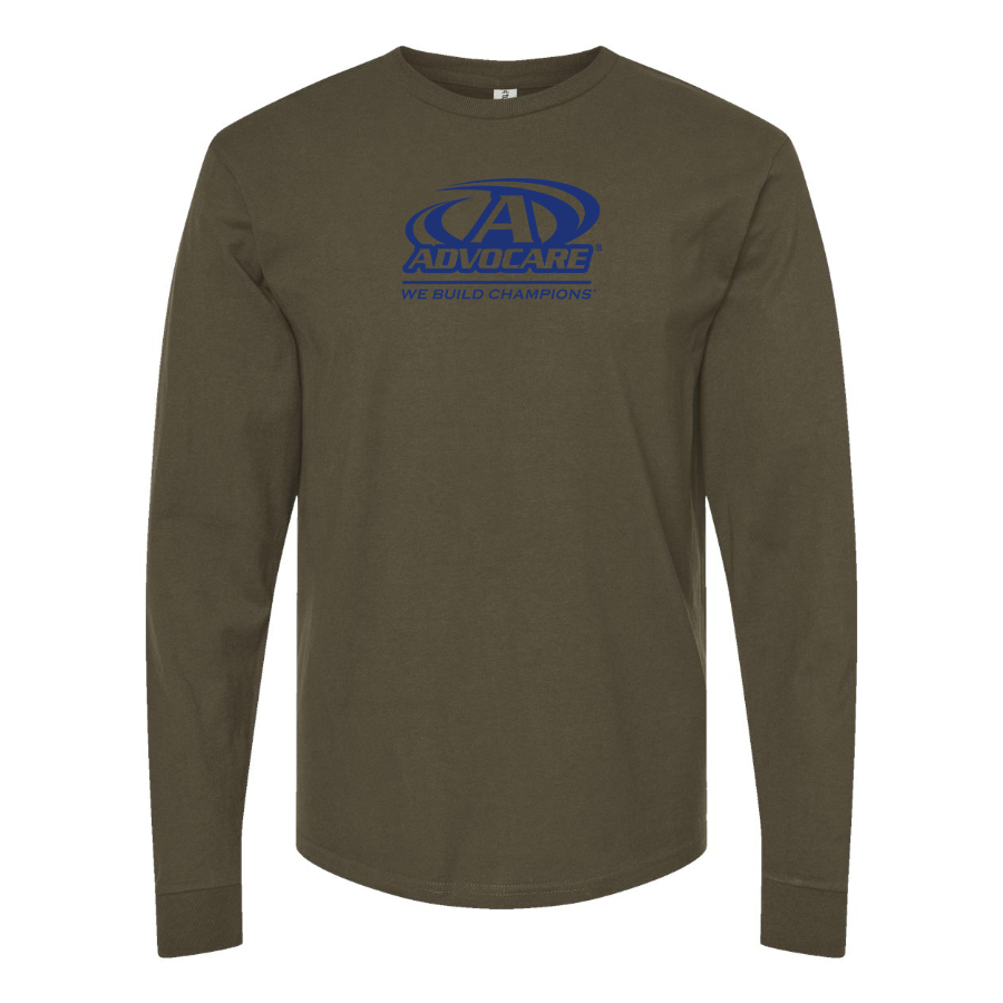 Men's Advocare Logo Cotton Long Sleeve T-Shirt