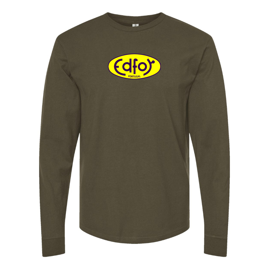 Men's Edfor Grand Sport Logo Cotton Long Sleeve T-Shirt