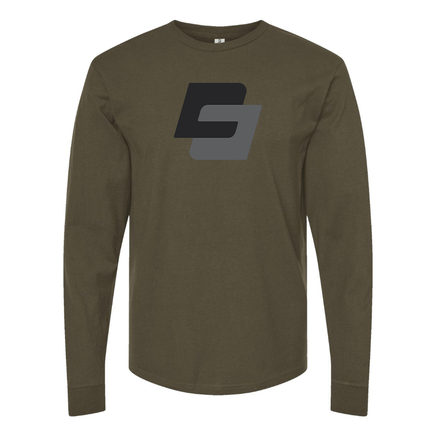 Men's DSD Logo Cotton Long Sleeve T-Shirt