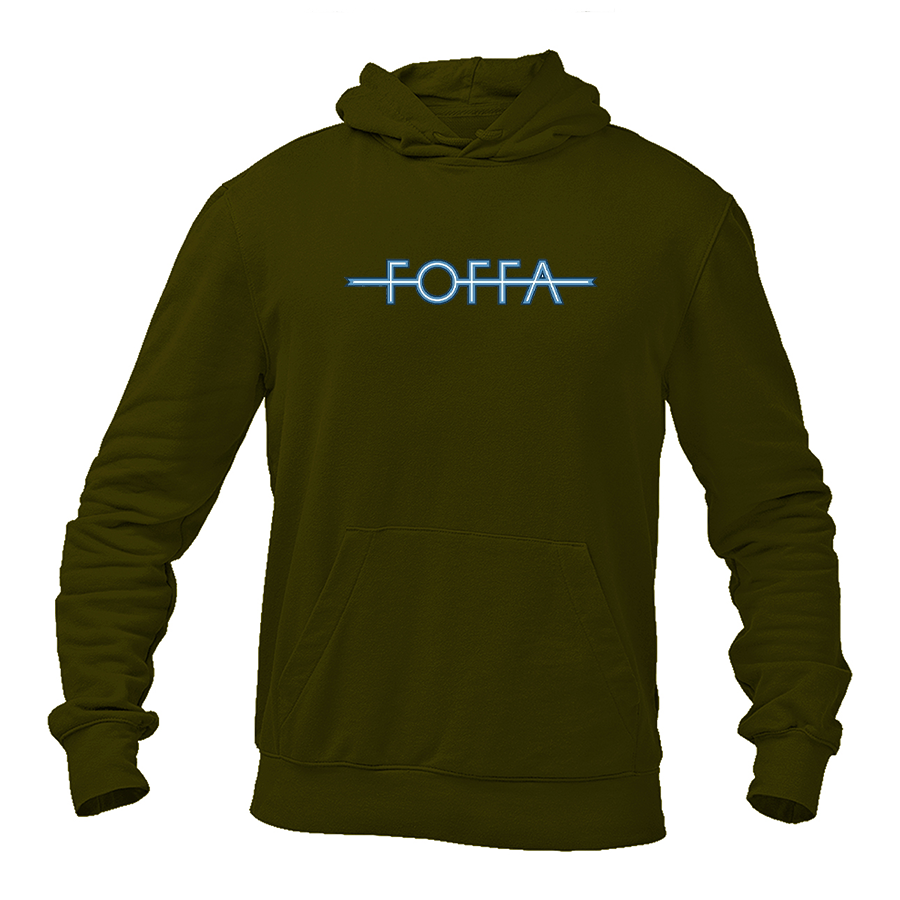 Men's Foffa Blue Logo Pullover Hoodie