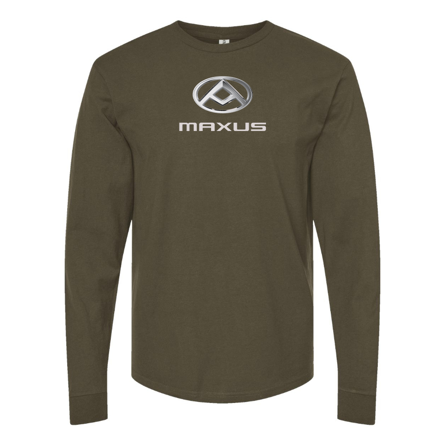 Men's Maxus Logo Cotton Long Sleeve T-Shirt
