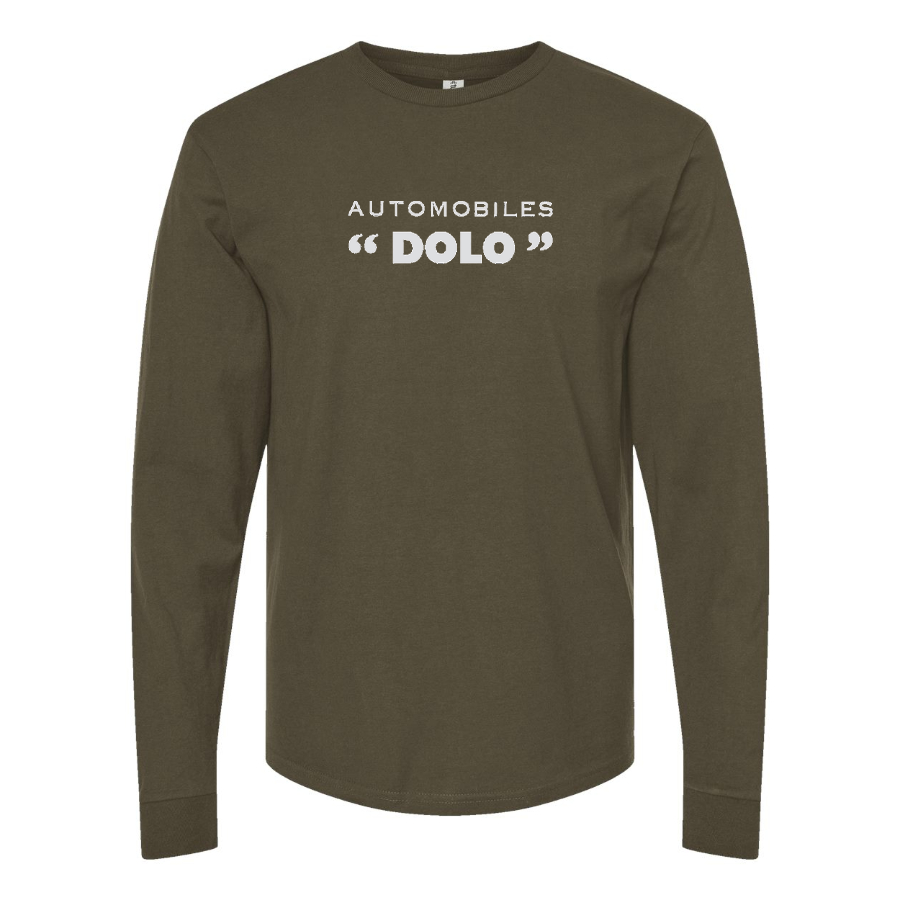 Men's Dolo Logo Cotton Long Sleeve T-Shirt