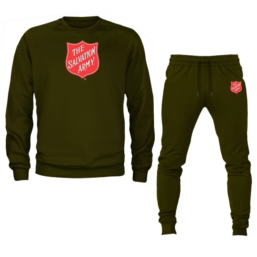 Men's The Salvation Army Crewneck Sweatshirt Joggers Suit