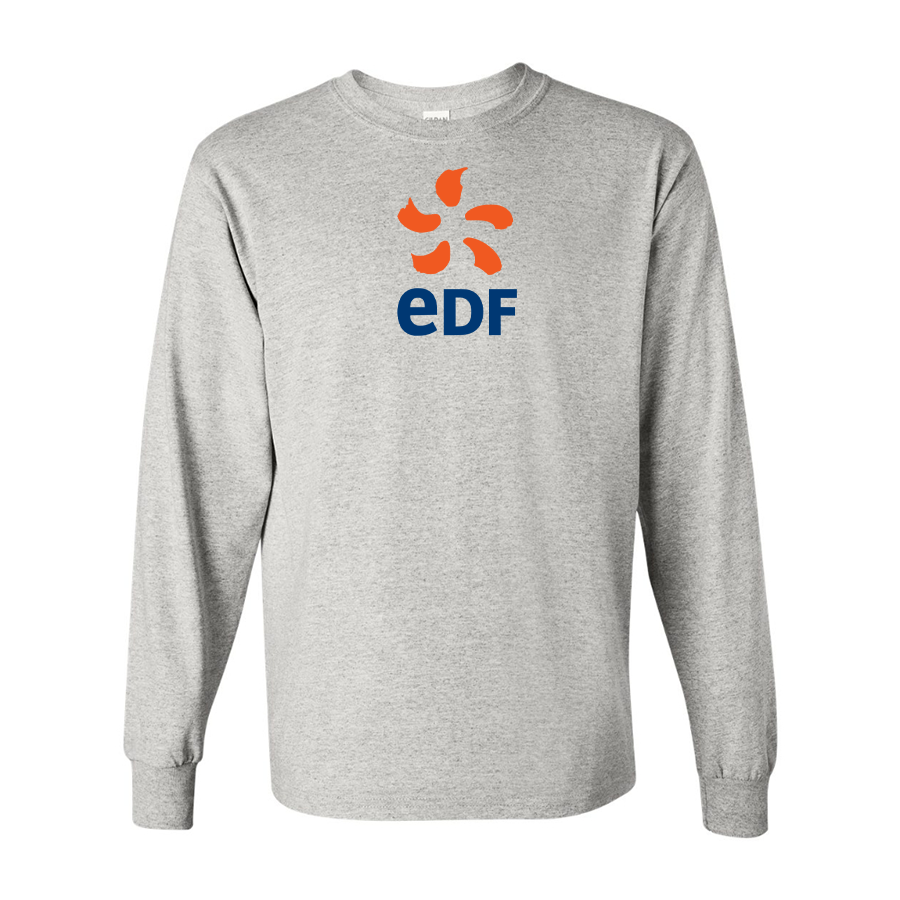 Men's Edf Gildan Heavy Cotton Long Sleeve T-Shirt