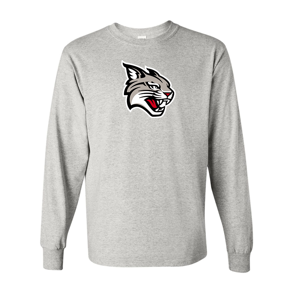 Men's Davidson Wildcats Gildan Heavy Cotton Long Sleeve T-Shirt
