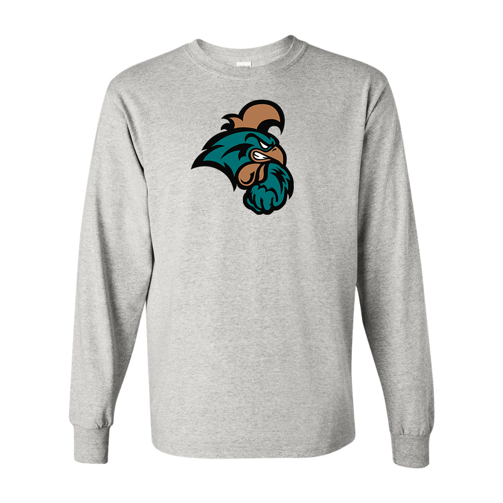Men's Coastal Carolina Chanticleers Gildan Heavy Cotton Long Sleeve T-Shirt