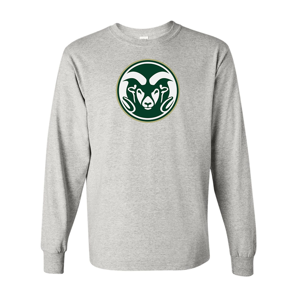 Men's Colorado State Rams Gildan Heavy Cotton Long Sleeve T-Shirt