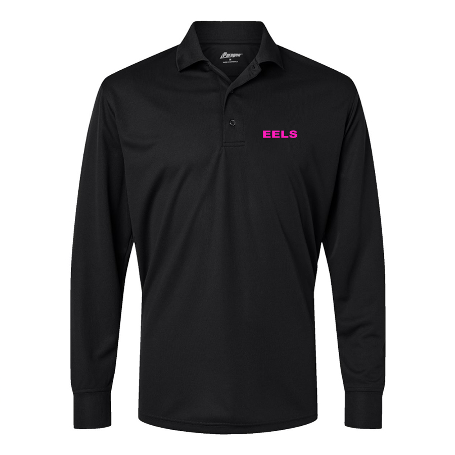 Men's Eels Paragon Prescott Long Sleeve Polo