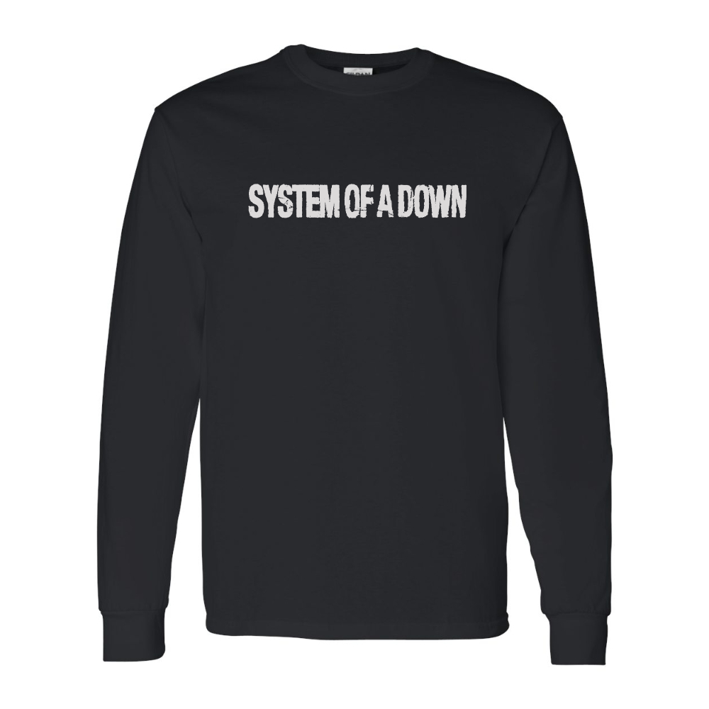 Men's System Of A Down Gildan Heavy Cotton Long Sleeve T-Shirt