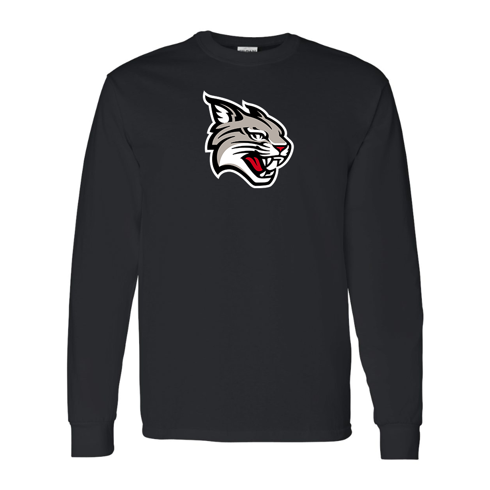 Men's Davidson Wildcats Gildan Heavy Cotton Long Sleeve T-Shirt