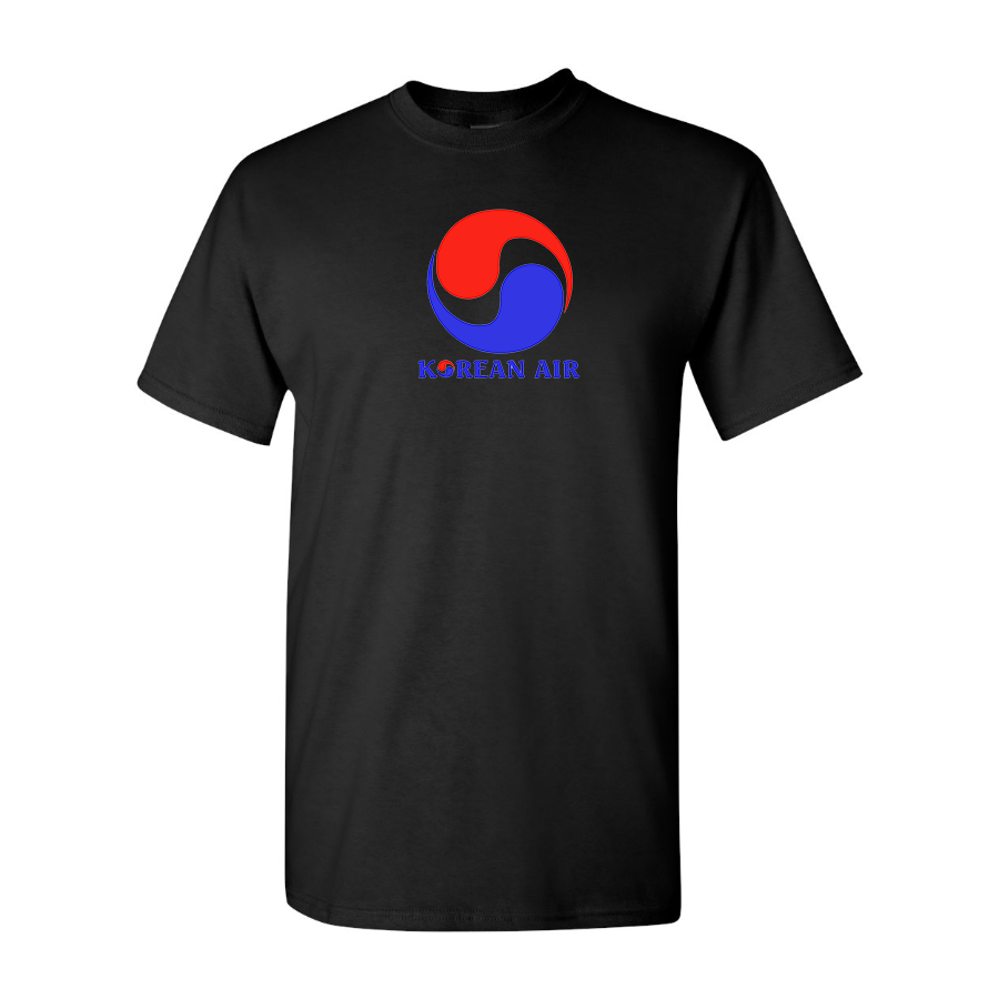 Men's Korean Air Logo Cotton T-Shirt