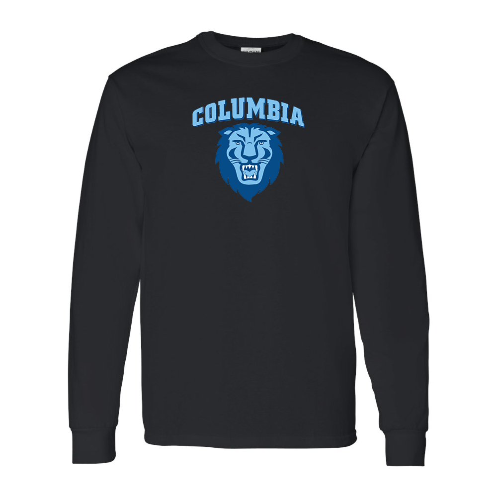 Men's Columbia Lions Gildan Heavy Cotton Long Sleeve T-Shirt