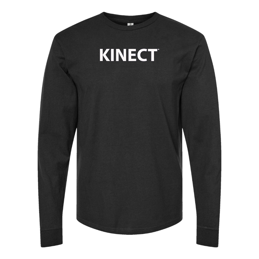 Men's Kinect Logo Cotton Long Sleeve T-Shirt