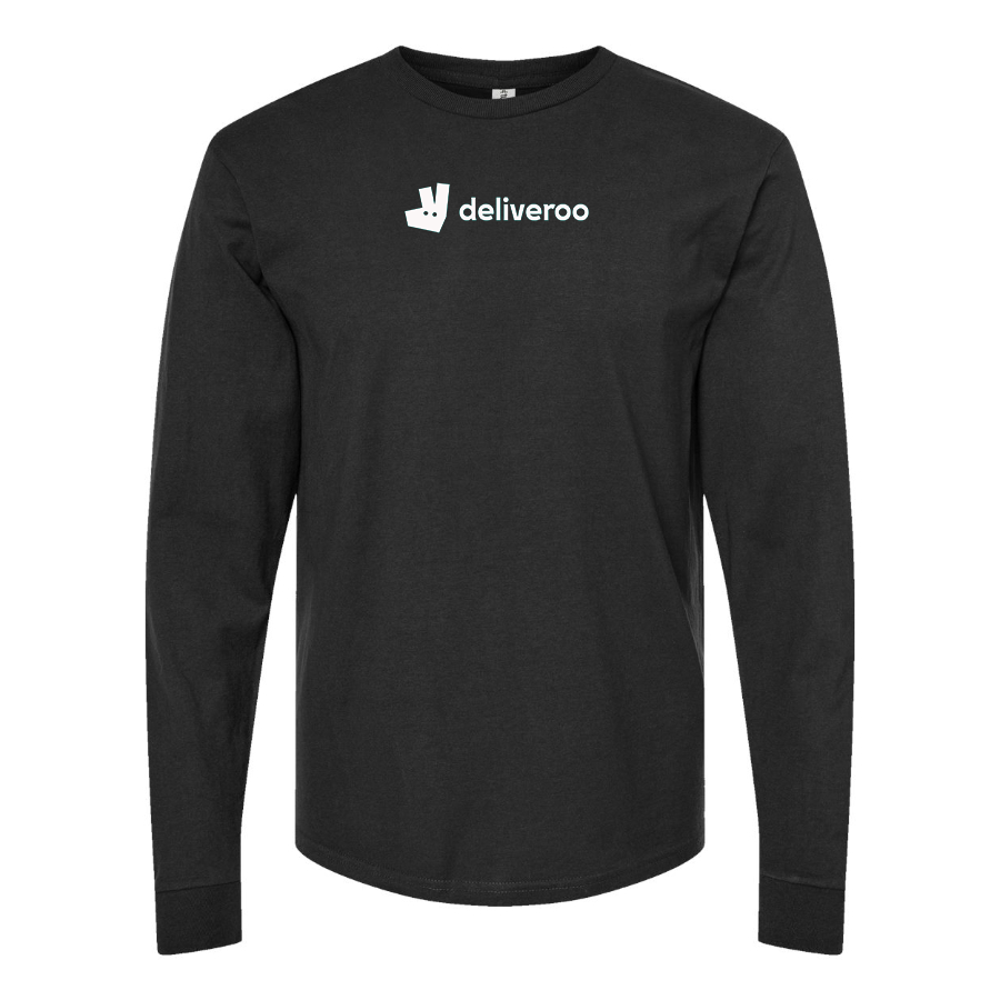 Men's Deliveroo Logo Cotton Long Sleeve T-Shirt