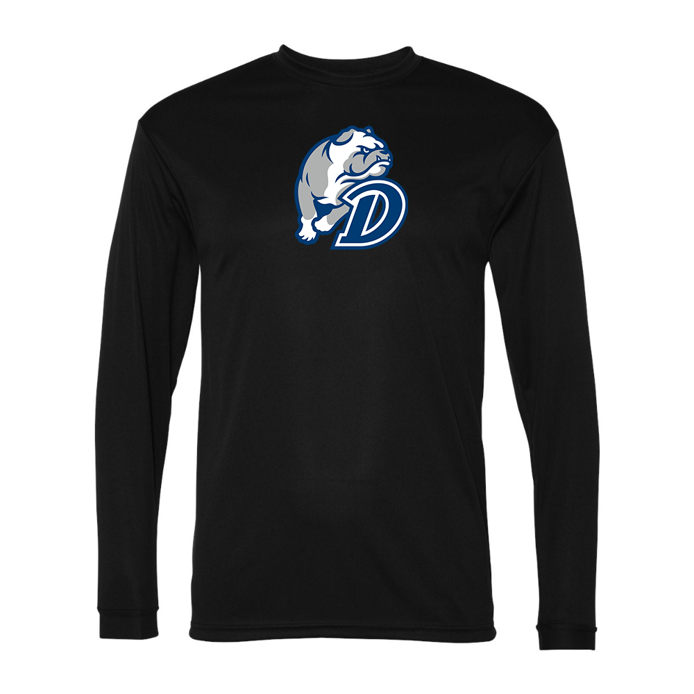 Men's Drake Bulldogs Performance Long Sleeve T-Shirt