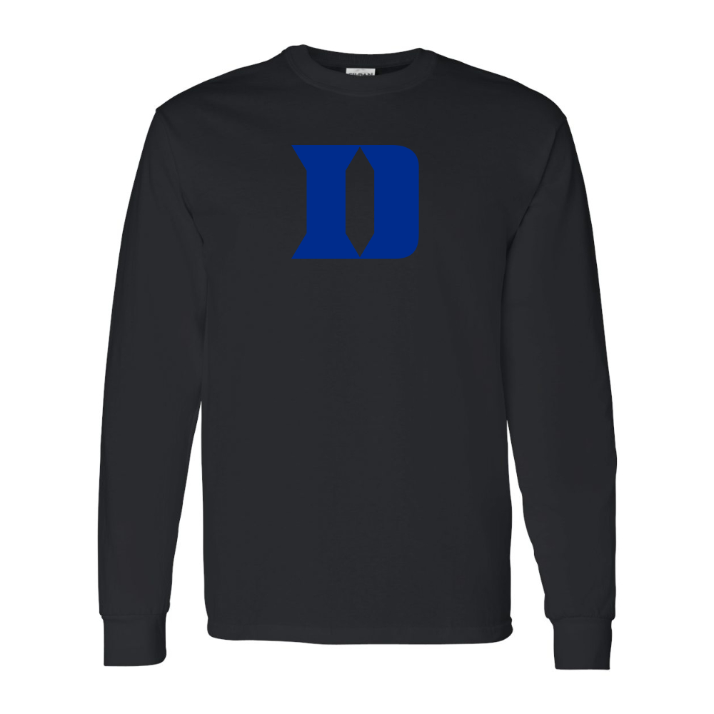 Men's Duke Blue Devils Gildan Heavy Cotton Long Sleeve T-Shirt