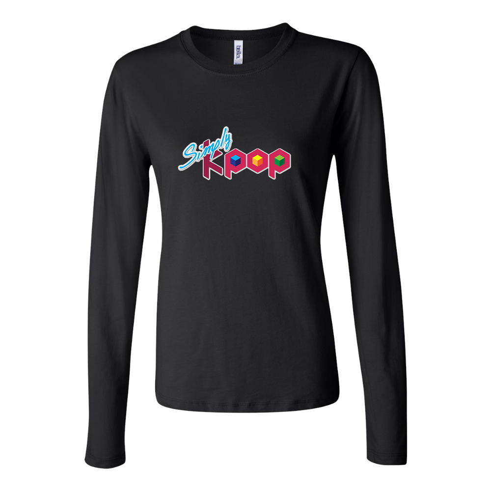 BELLA CANVAS Simply Kpop Jersey Long Sleeve Tee