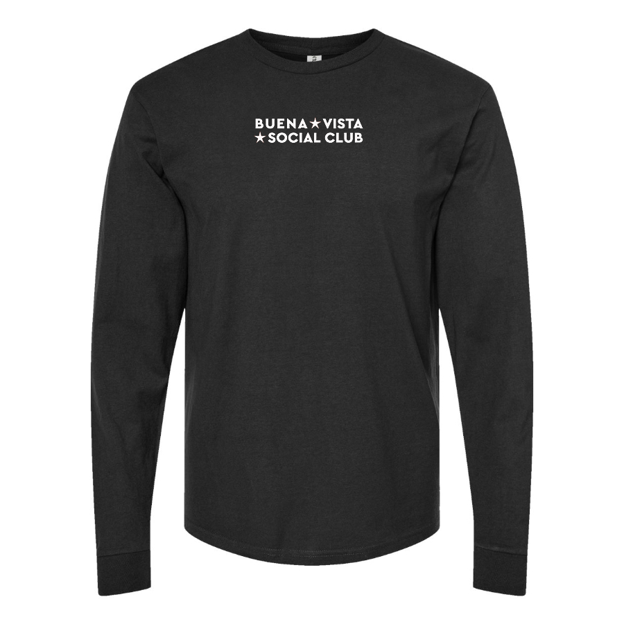 Men's Buena Vista Social Club Logo Cotton Long Sleeve T-Shirt