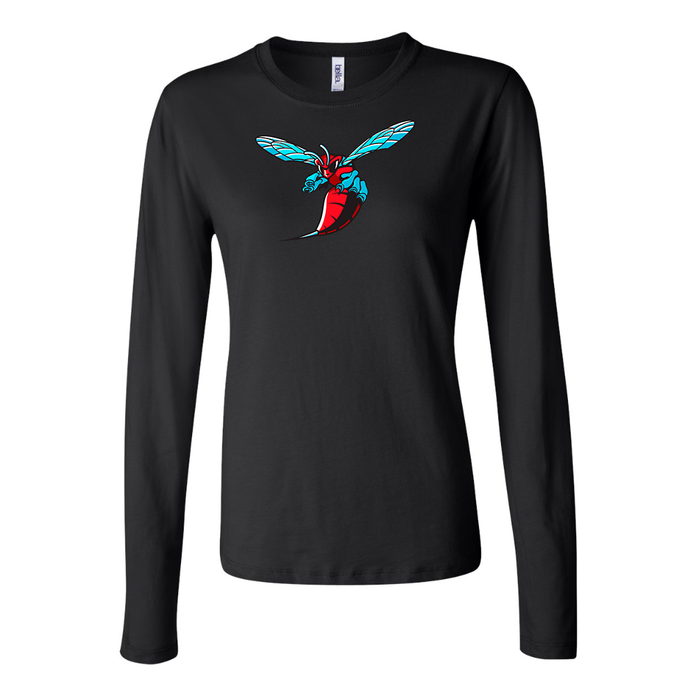 BELLA CANVAS Delaware State Hornets Jersey Long Sleeve Tee