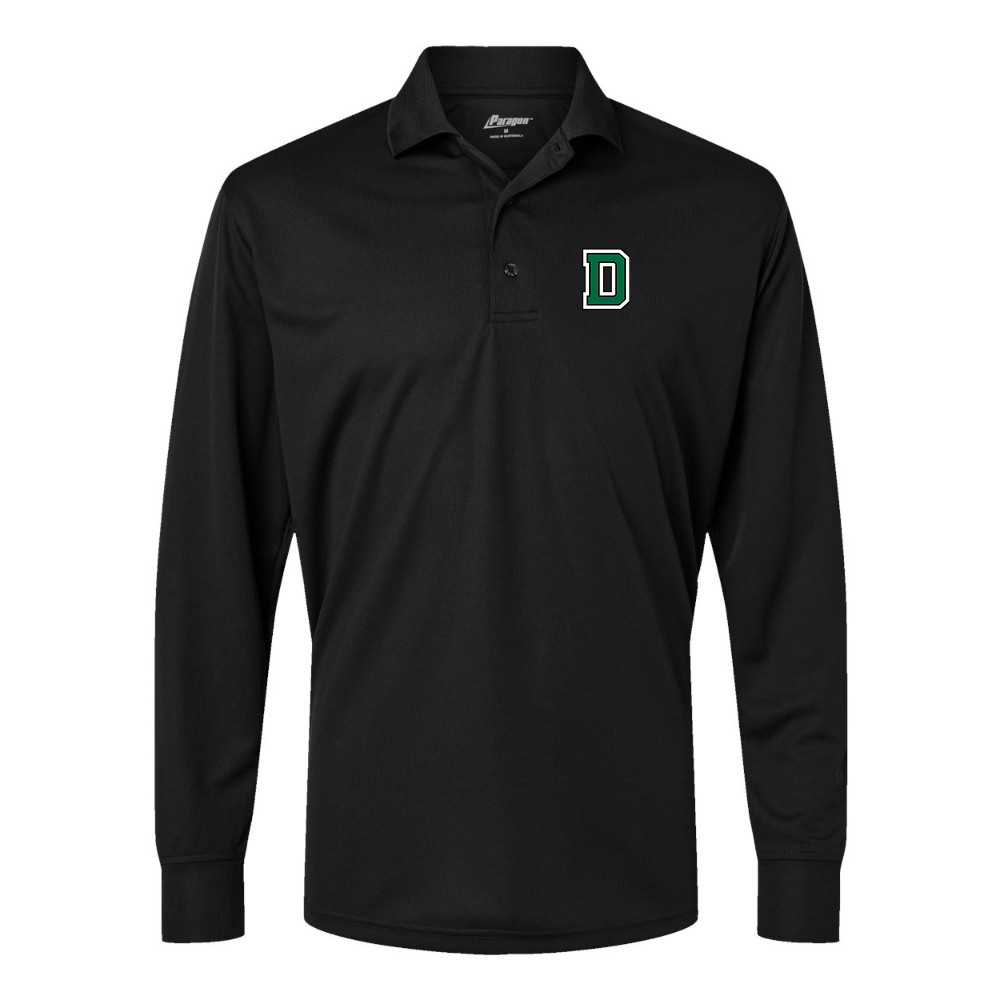 Men's Dartmouth Big Green Paragon Prescott Long Sleeve Polo