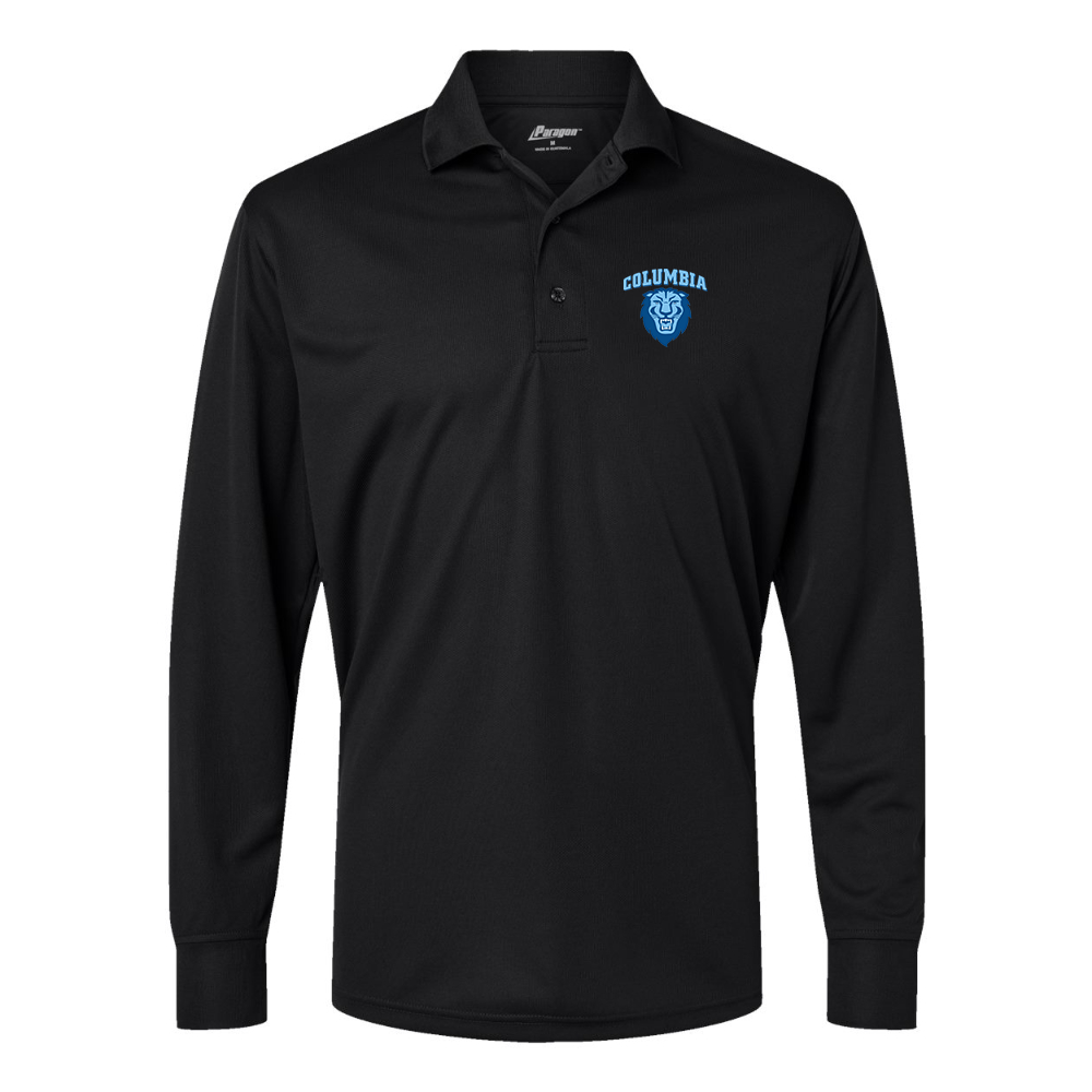 Men's Columbia Lions Paragon Prescott Long Sleeve Polo