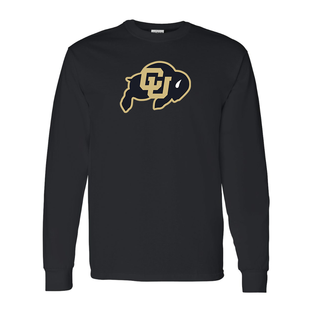Men's Colorado Buffaloes Gildan Heavy Cotton Long Sleeve T-Shirt