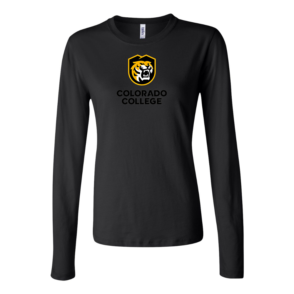 BELLA CANVAS Colorado College Tigers Jersey Long Sleeve Tee