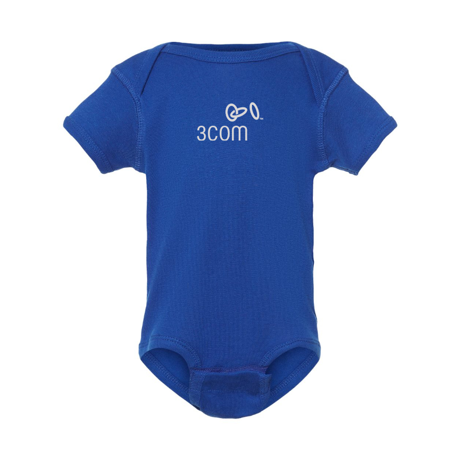 3Com Logo Baby Onesie Romper