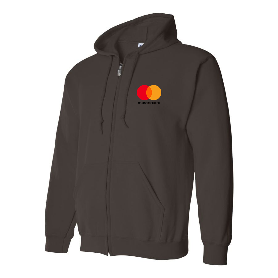 Men's Mastercard Logo Zipper Hoodie