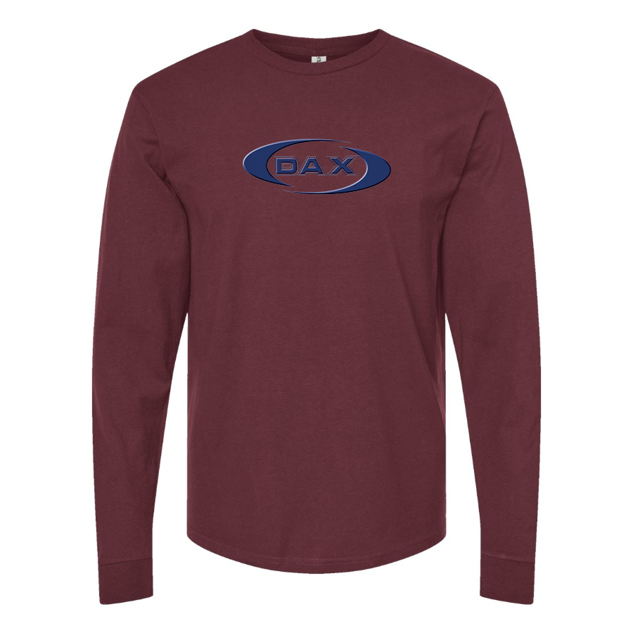 Men's Dax Cars Logo Cotton Long Sleeve T-Shirt