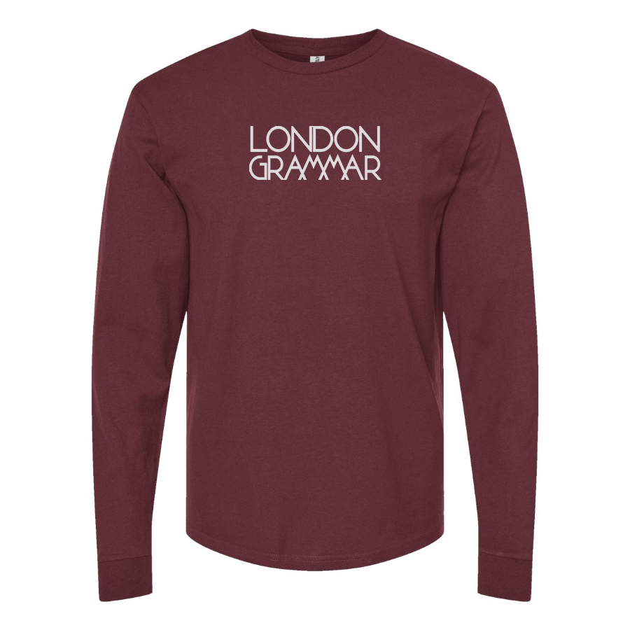 Men's London Grammar Logo Cotton Long Sleeve T-Shirt